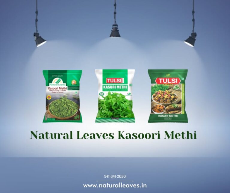 Natural Leaves Kasoori Methi (Kasuri Methi) Dry Fenugreek Leaves