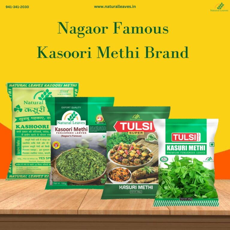 Natural Leaves Kasoori Methi (Kasuri Methi) Dry Fenugreek Leaves
