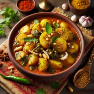 Kasuri Methi Aloo (Potato & Dry Fenugreek Curry) Recipe by Natural Leaves Kasuri methi