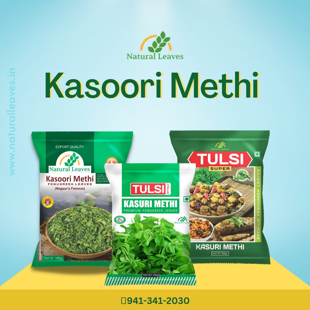 Natural Leaves Kasuri methi Post Dry Fenugreek Leaves -9