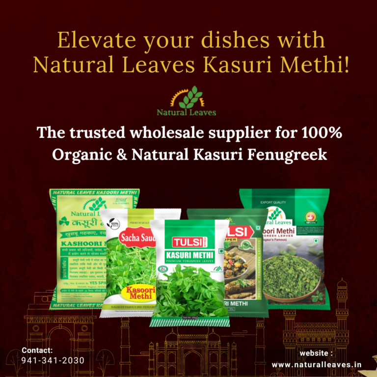 Natural Leaves Kasuri Methi Poster