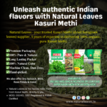 Natural Leaves Kasuri Methi Poster